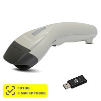 Беспроводной сканер штрих-кода MERTECH CL-610 BLE Dongle P2D USB White картинка от магазина Кассоптторг